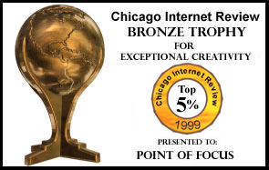 Chicago Internet Review's Bronze Award!